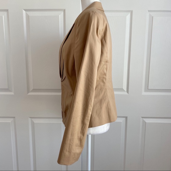 New York & Company Tan Stretch Blazer / Jacket - Picture 4 of 7